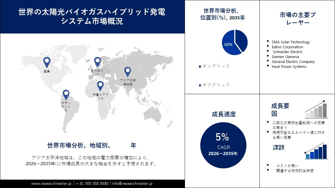 Solar Bio-gas Hybrid Power System Market